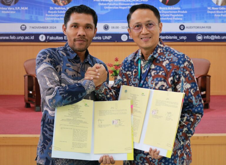 Penandatanganan MoU Antara Program Studi Diploma Akuntansi FEB UNP dan Pegadaian: Sinergi Menuju Pengembangan Pendidikan dan Praktik Keuangan