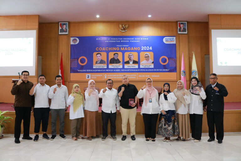 Antusiasme Tinggi Mahasiswa FEB UNP dalam Mengikuti Coaching Magang 2024​